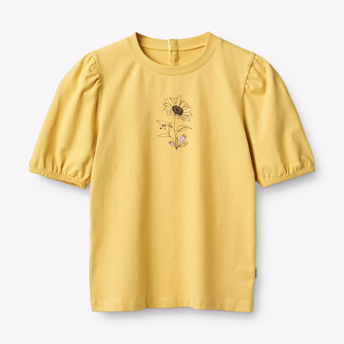 ABELLIN, organic t-shirt for disabled children - Curry Yellow