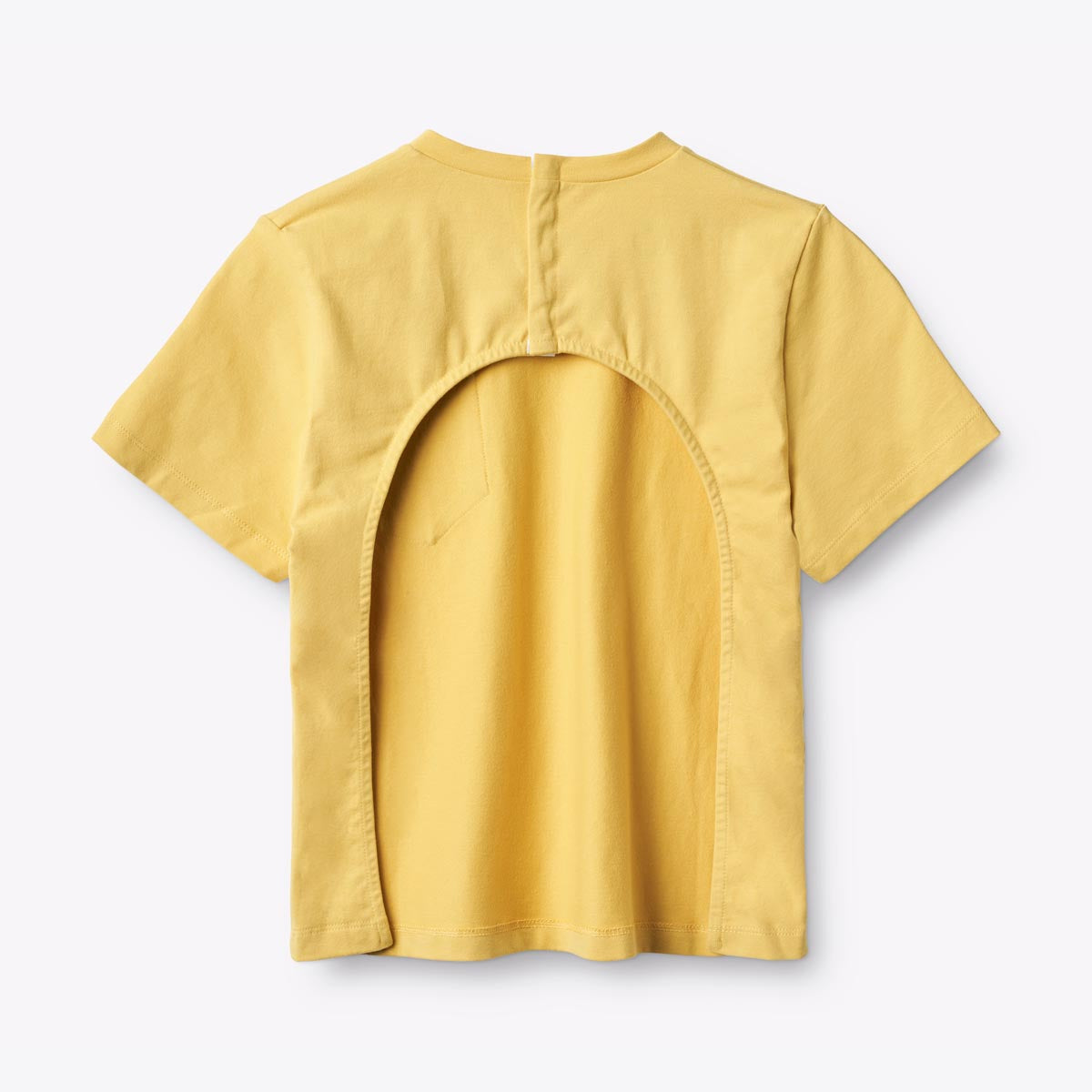 ABEL T-shirt for disabled children - Curry Yellow (open back for wheelchair users)